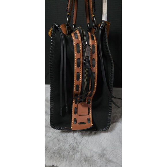 Coach 1941 WESTERN ROGUE 36 STUDS RIVETS SUEDE Whipstitch Details - Picture 5 of 15